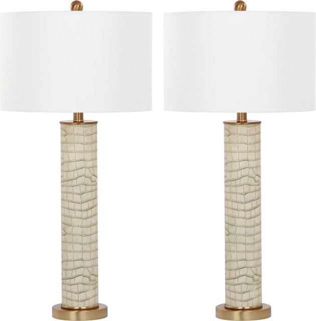 Ollie Table Lamp (Set of 2) Contemporary Lamp Sets by HedgeApple