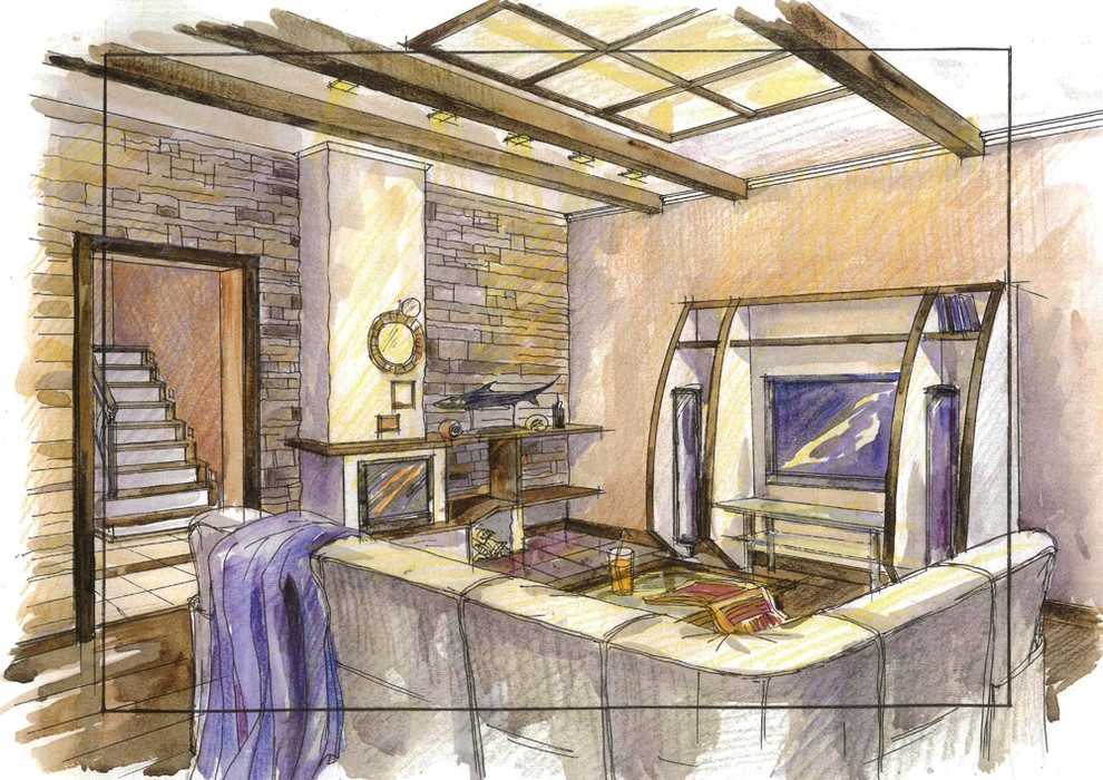 Альбом эскизов для интерьеров