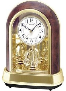 Musical Mantel Clock, Crystal Dulcet, Woodgrain, 4RH791WD23