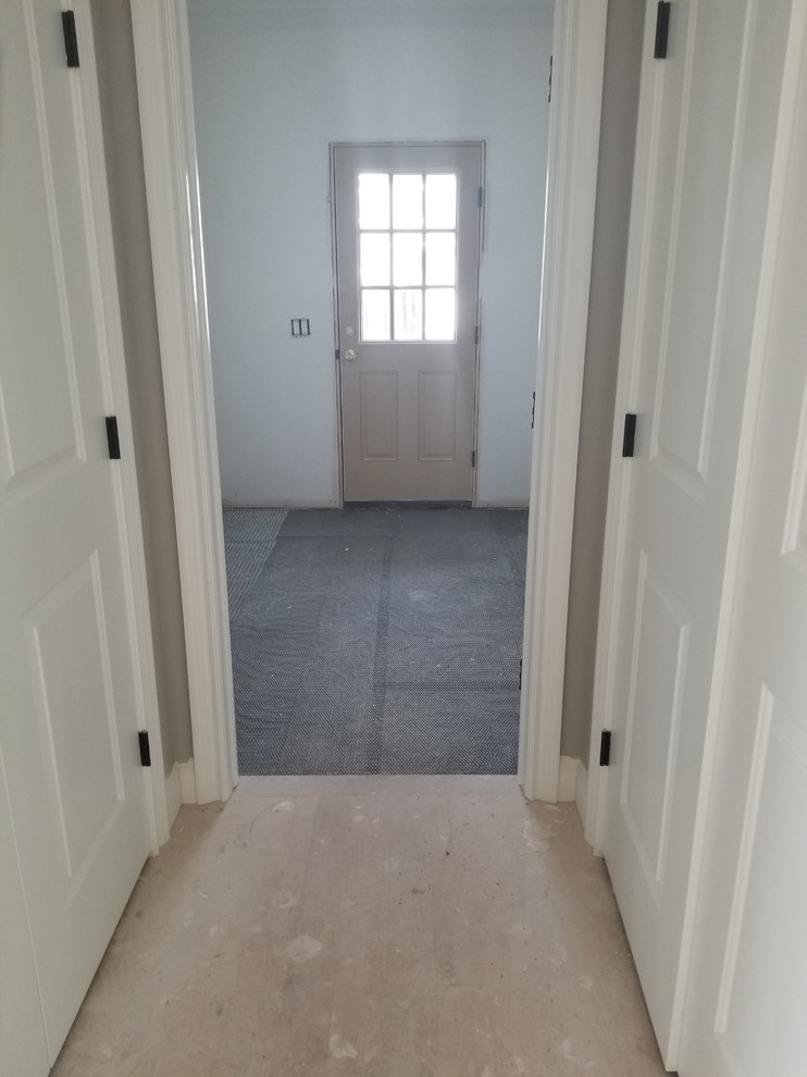 Wood look tile vertical or horizontal from doorway?