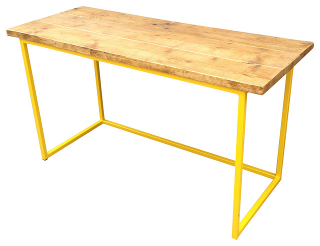 Standard Reclaimed Wood Desk Industrial Desks Writing Standard Reclaimed Wood Desk