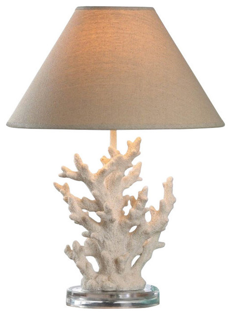 White Coral Table Lamp
