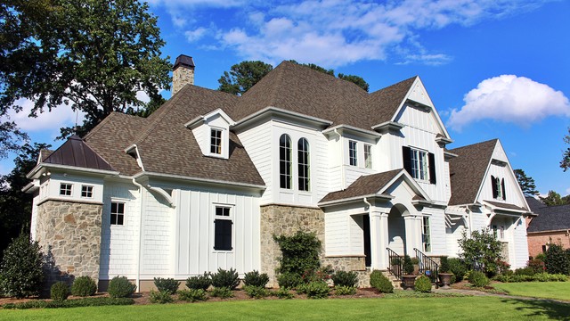 Aldea Plan - Front eclectic-exterior