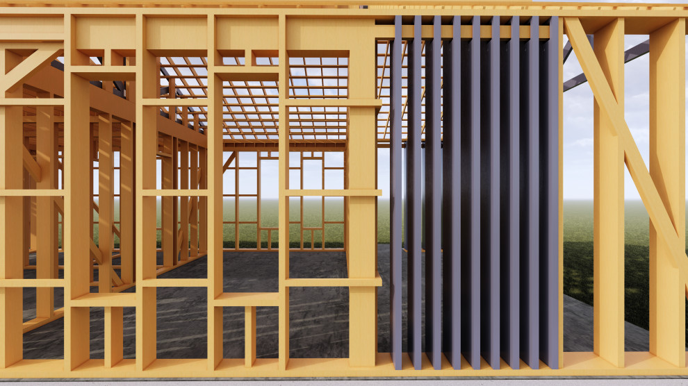 Проект каркасного жилого дома для заказчика из Норвегии