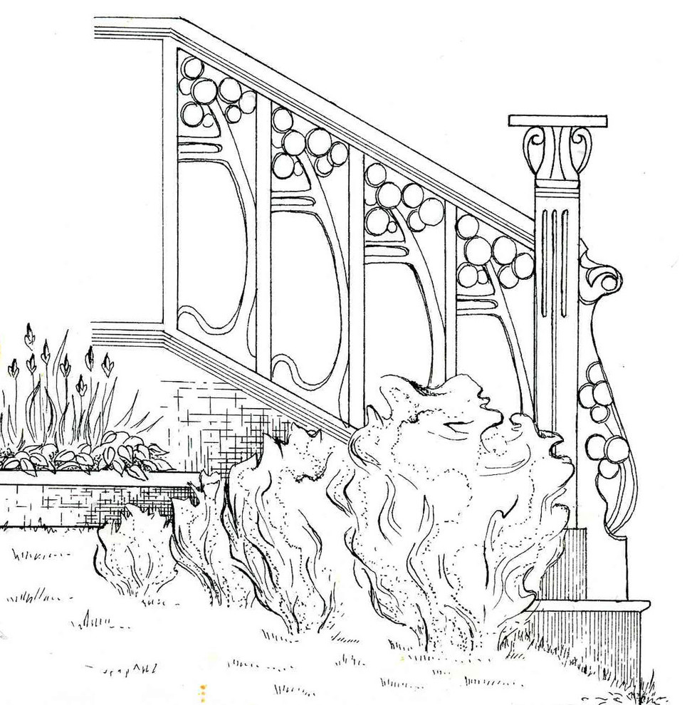 Декор в саду. Наши работы прошлых лет.
