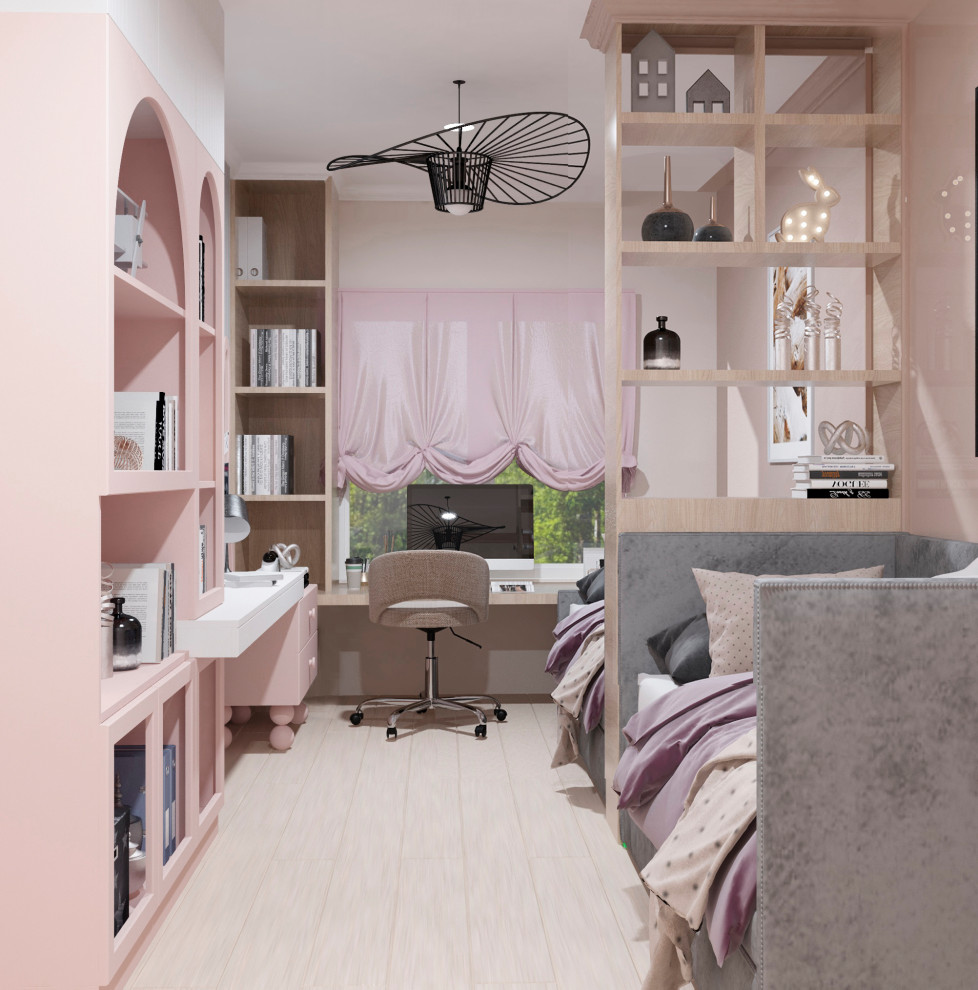 Проект квартиры для семьи с двумя девочками