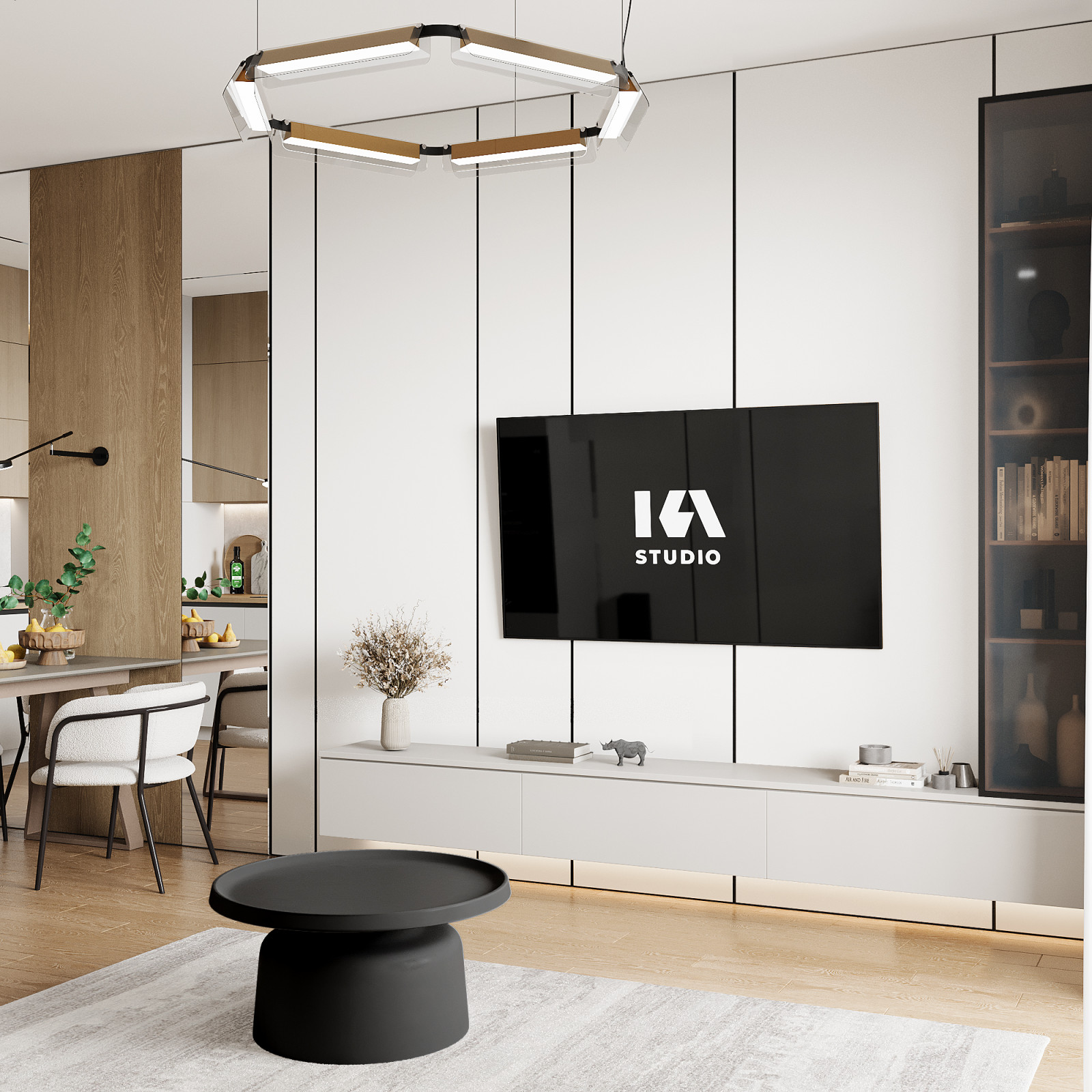 Дизайн квартиры в современном стиле с нотками сканди