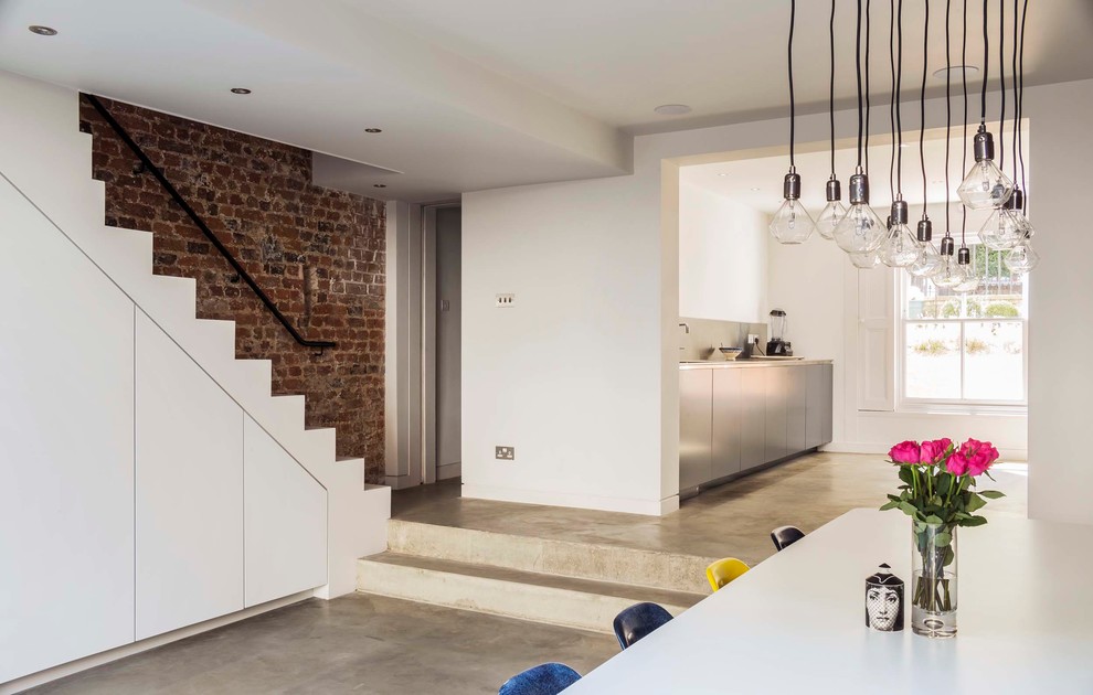 Urban dining room in London.