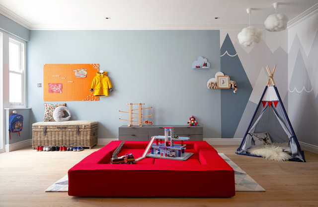 Basement For Kia Designs Modern Kinderzimmer London