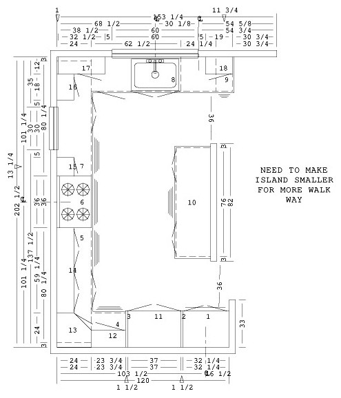 Kitchen Cabinet Layout Help!