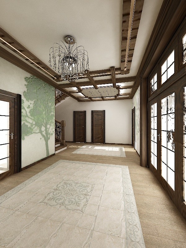 Дизайн-проект коттеджа в стиле "Шале".