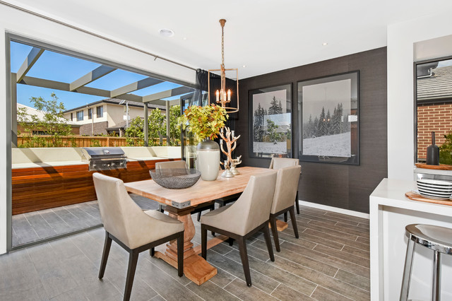 Inspirational Living contemporary-dining-room