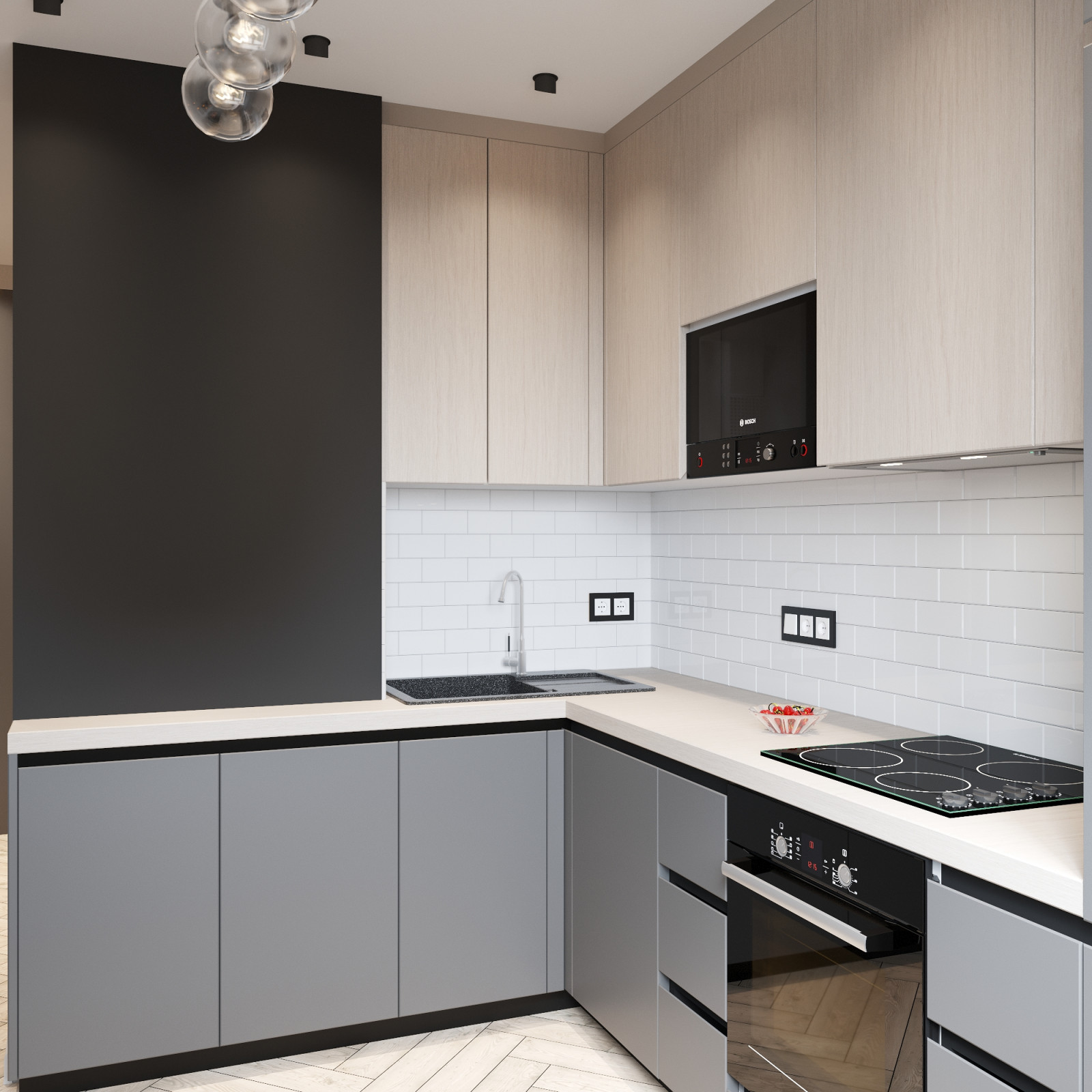 Кухня и прихожая в Новокосино