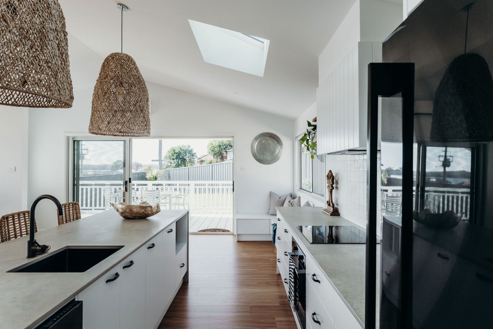 Photo of a beach style kitchen in Central Coast.