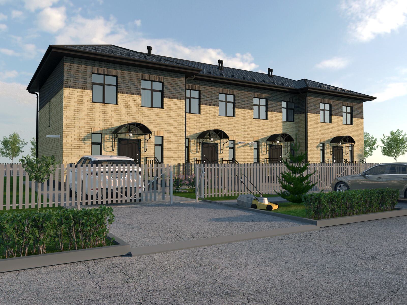 Проект таунхауса в п. Экодолье