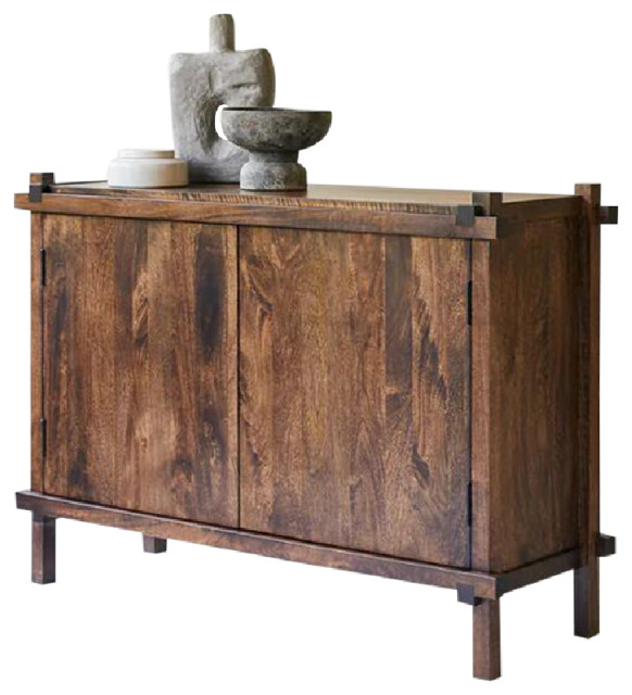 Mango Wood Rustic Sideboard Tikamoon Arko Rustic Buffets And