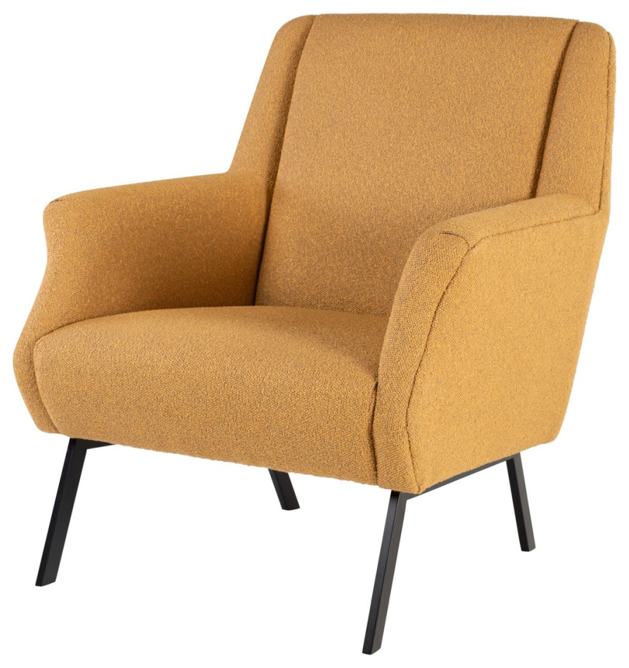 Contemporary Lounge Chair | Versmissen Leman, Bouclé Cream