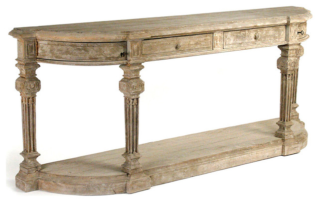 French Console Table rockford french country heavy distress hand carved long console French Console Table rockford french country heavy distress hand carved long console
