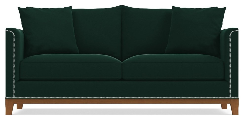 Apt2B La Brea Studded Sofa, Evergreen Velvet