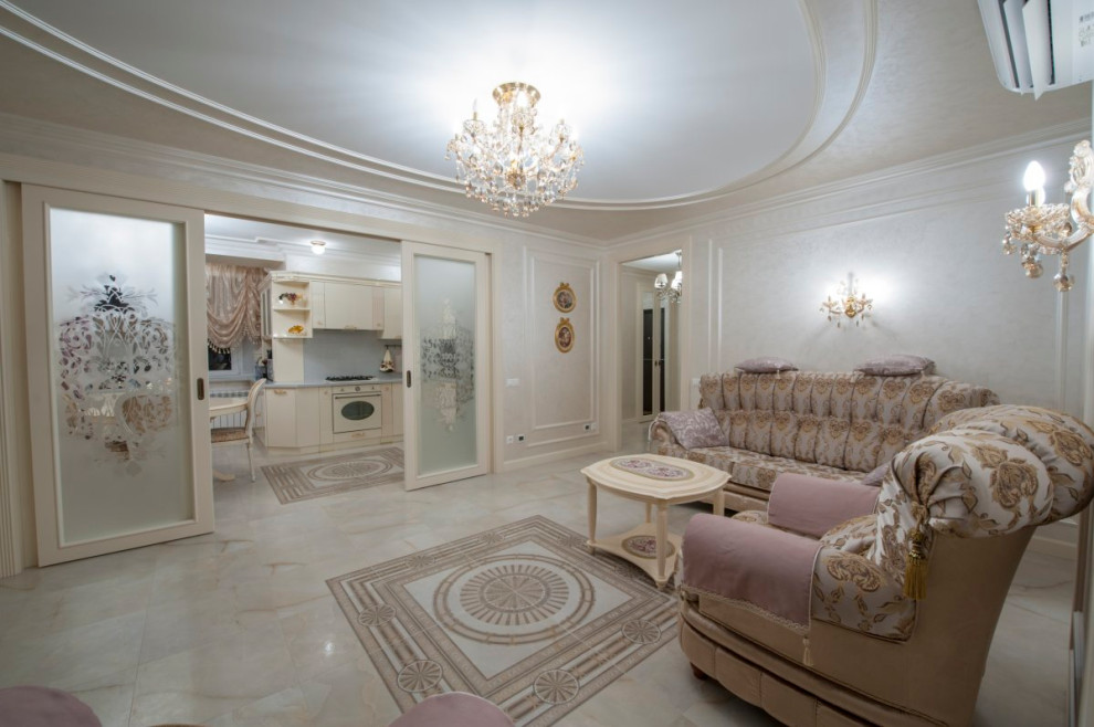 Двухуровневая квартира. Неоклассика (150 кв м).