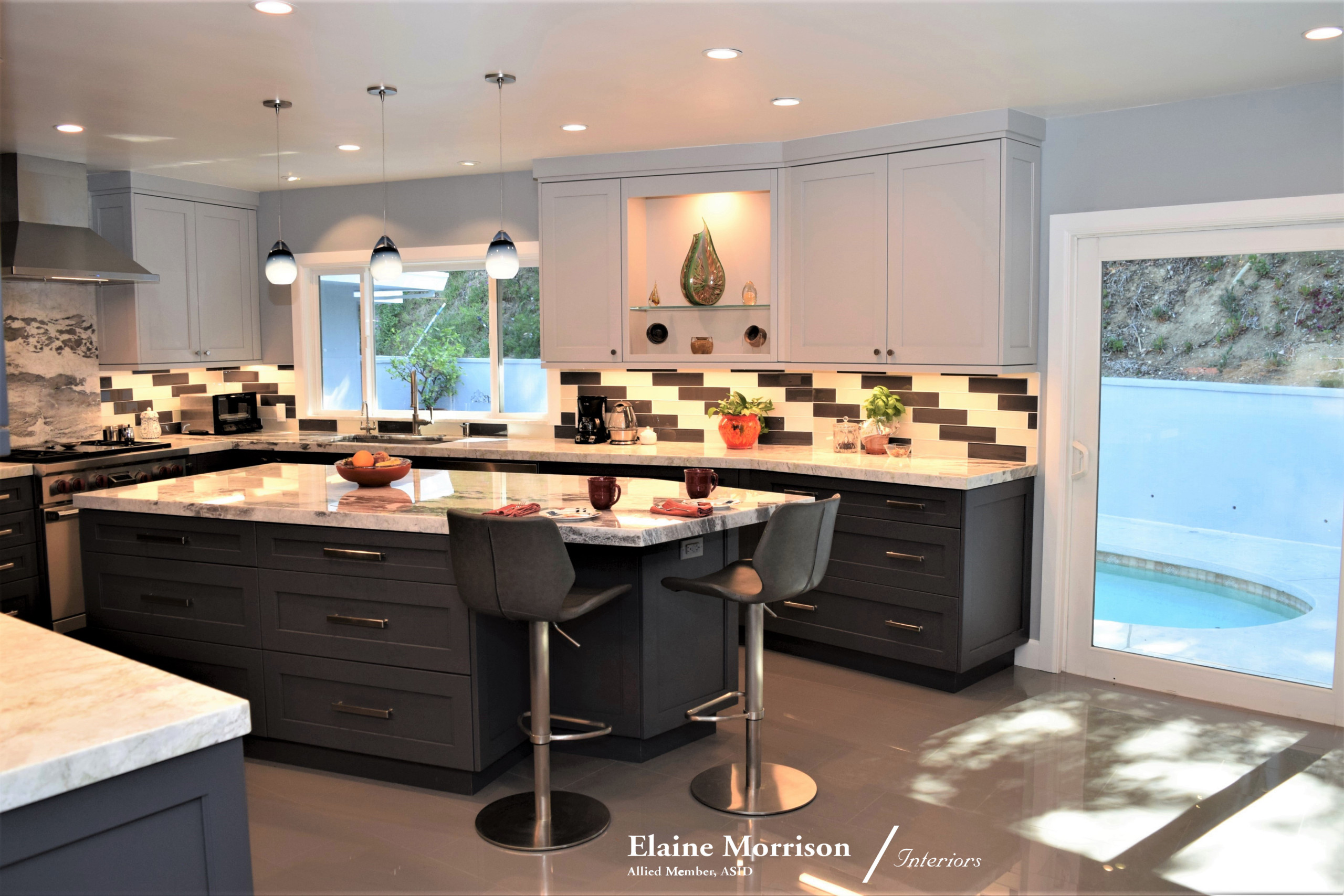 My Transitional Kitchen Remodel for a Client in Sherman Oaks, Ca.