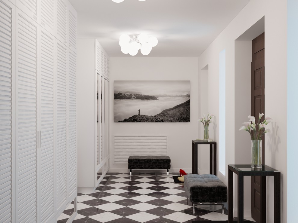 Дом в черно белых тонах