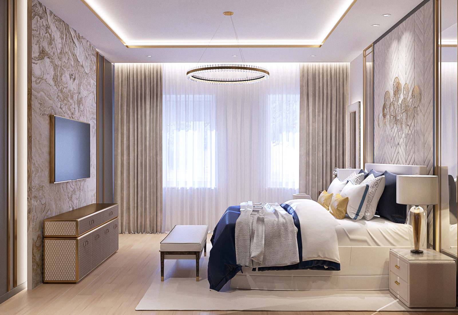 Квартира на Крестовском острове, 178 м2