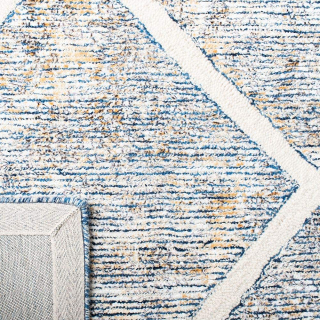 Area Rug Gold Diamond Pattern Elegant Area Rug, Soft Wool With Diamond Pattern, Ivory and Gold ...