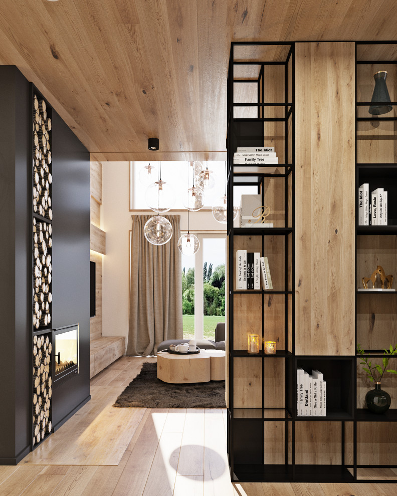 Гостиная в загородном доме