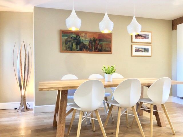 Open Plan Kitchen Dining Space contemporary-dining-room