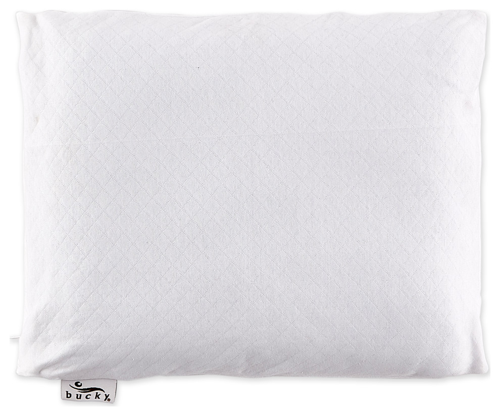Bucky Travel Buckwheat Pillow White Bed Pillows by Homesquare Houzz