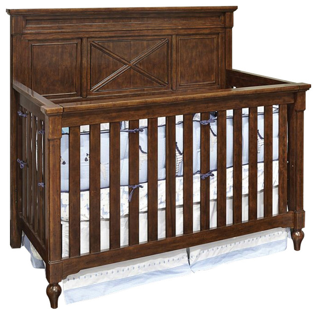 Legacy Big Sur Grow With Me Convertible Crib Saddle Brown