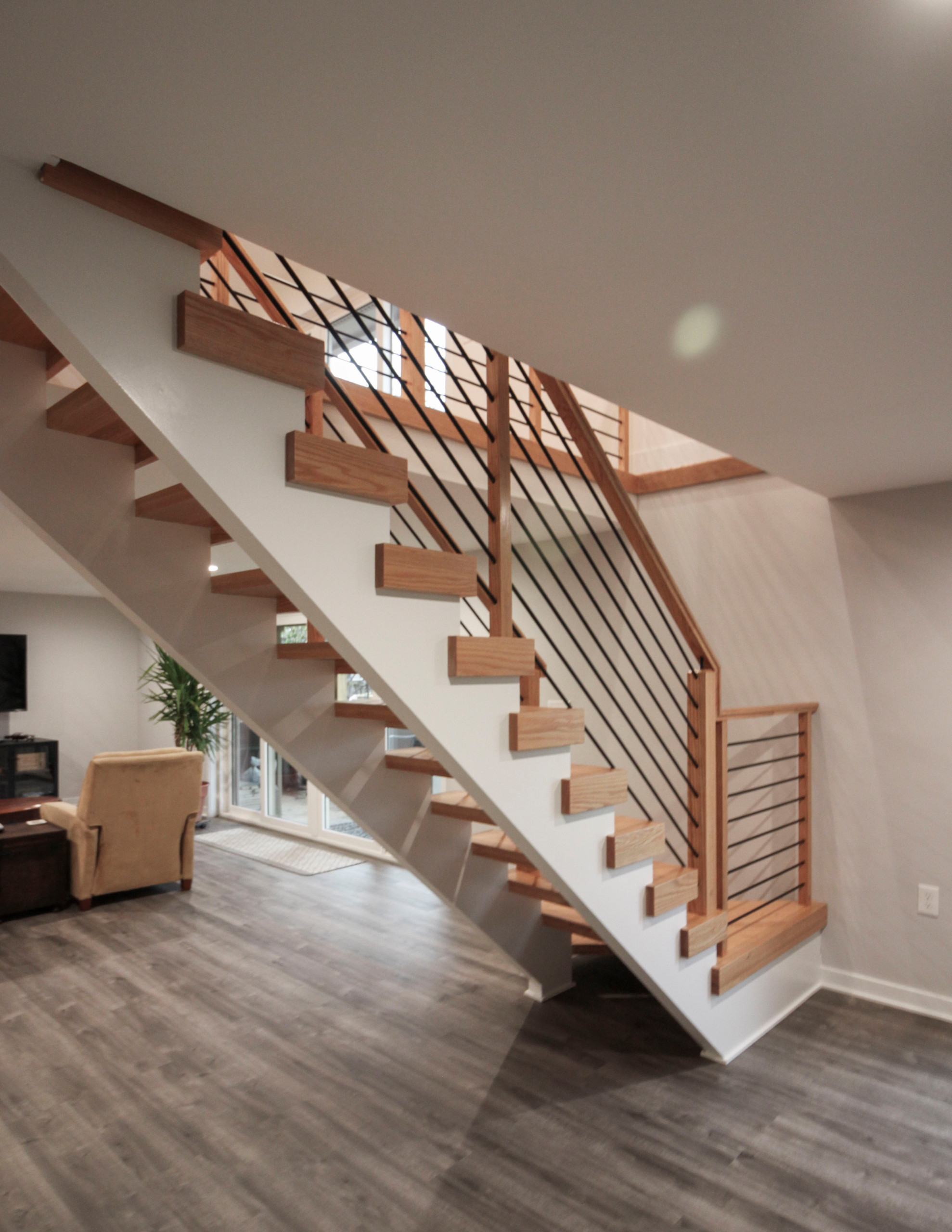 99_Modern & Open L-Shape-Winder Stair, Arlington VA 22207