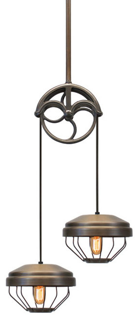 En Feeder Pulley Chandeliers By Baselite En Feeder Pulley