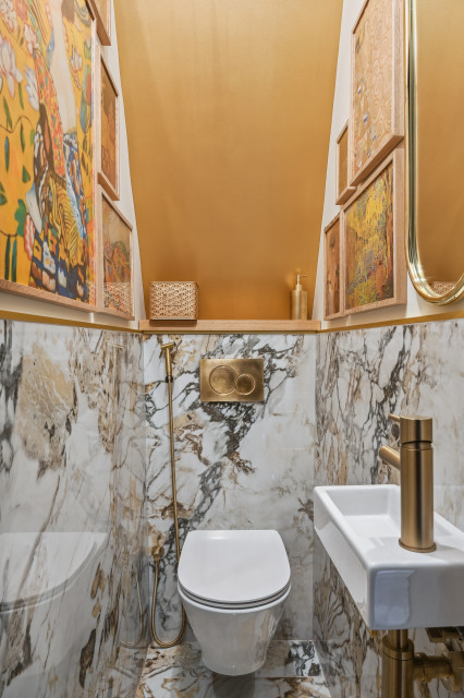 R&eacute;novation compl&egrave;te | Comme un tableau de Klimt contemporary-toalett