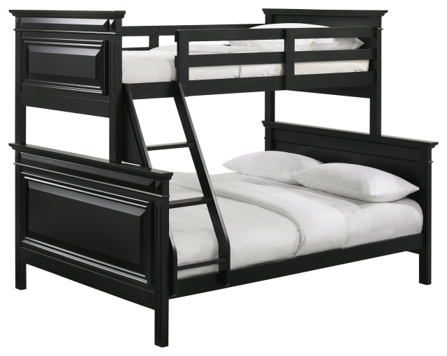 Picket House Trent Twin Over Full Bunk Bed With Trundle Transitional