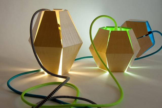 Lámparas artesanales hechas de alambre - Delaluz Pantallas