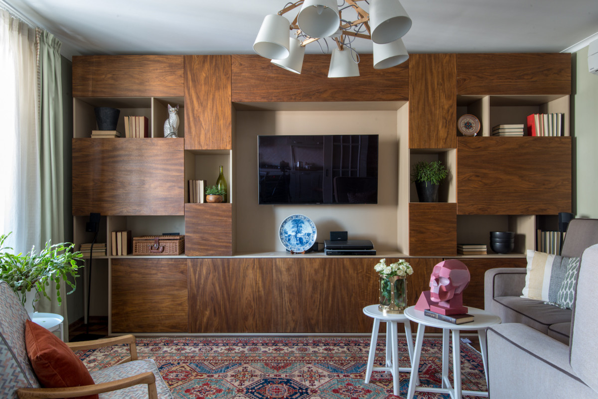 Трёхкомнатная квартира в Царицыно (дизайнер Людмила Данилевич)