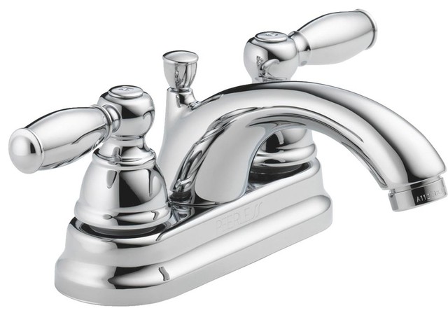 Delta Faucet 2 Handle Lavatory Faucet With Popup Transitional
