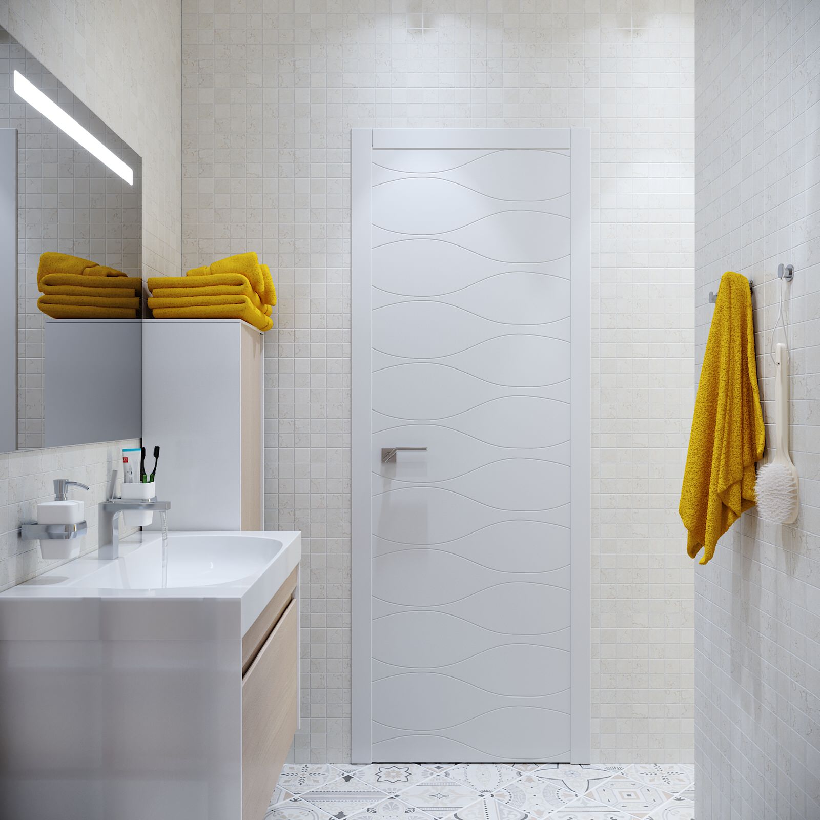 Санузел нестандартной планировки