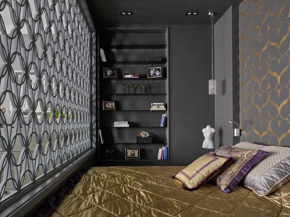 Дамская квартира в серых оттенках