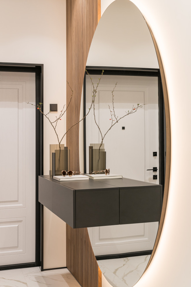 Квартира для активной семьи в минималистичном стиле