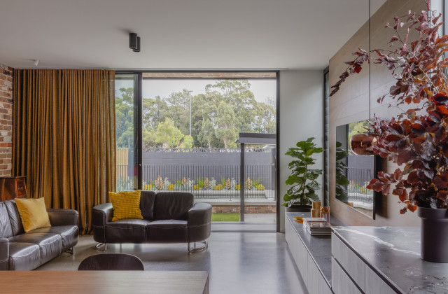 Twelve Black contemporary-living-room