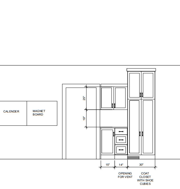 pull length on (vs drawers)