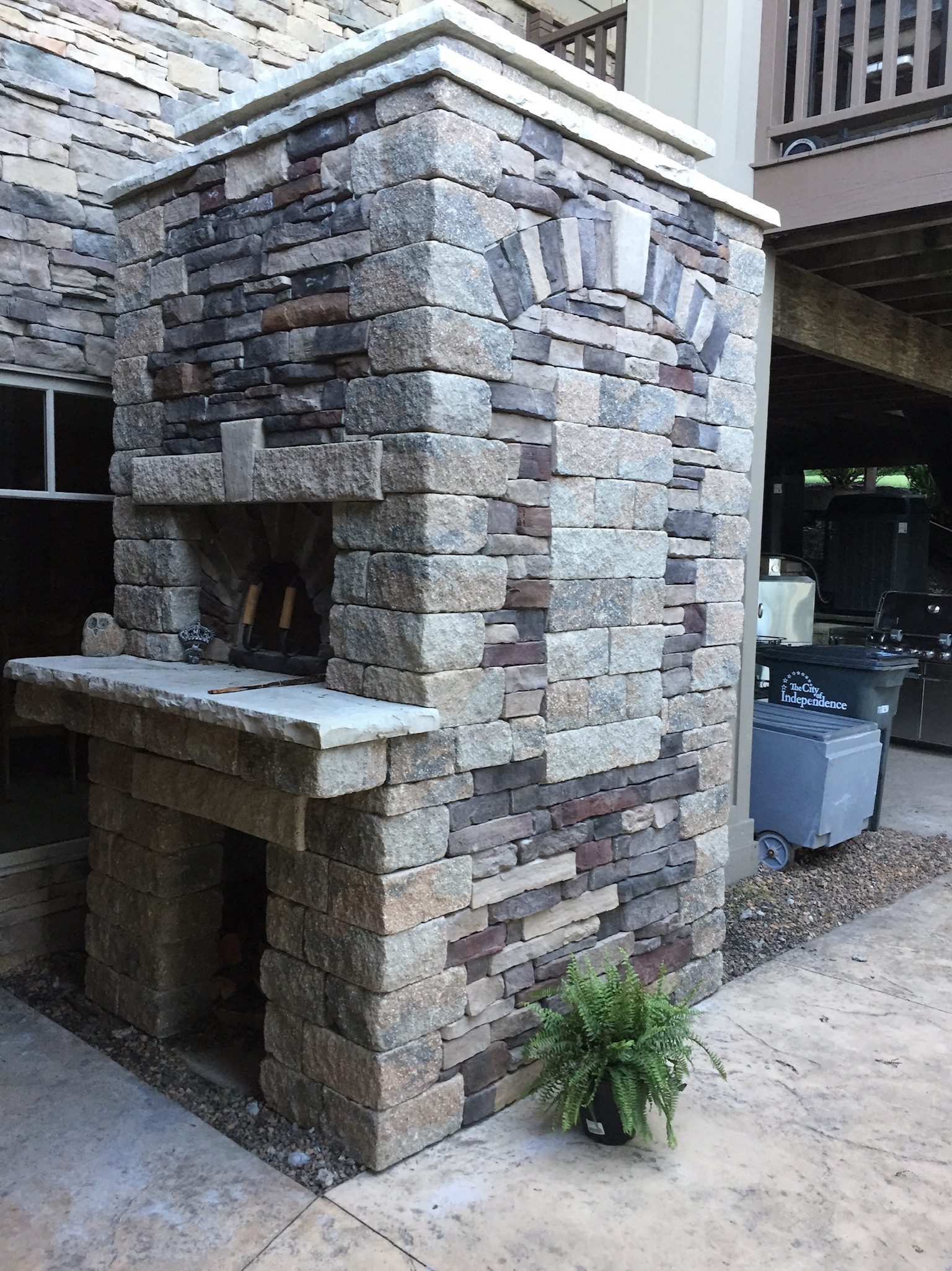 Outdoor Fireplace