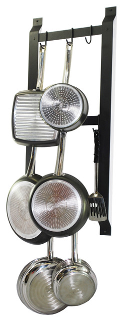Baumatic Pot Rack Ultimate Wall-Mounted Pot Rack - Transitional - Pot Racks And ...