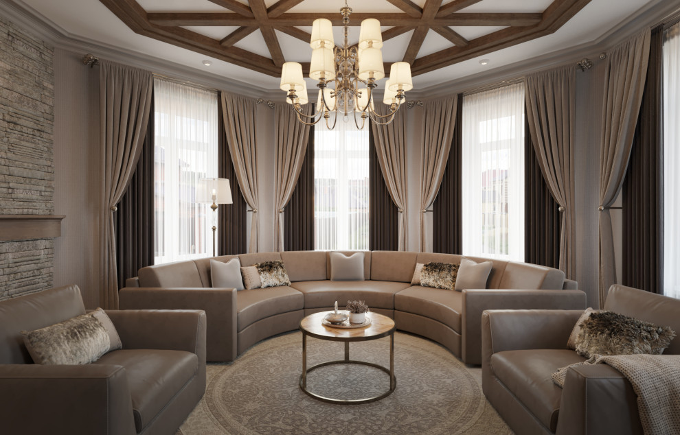 Дизайн интерьера дома с элементами кантри.