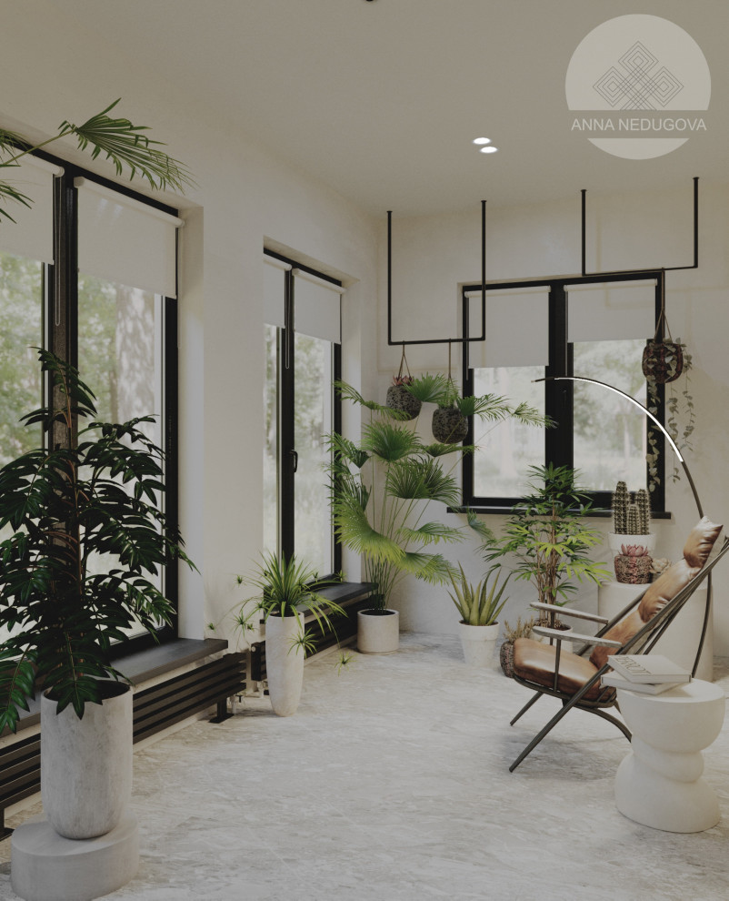 Дизайн проект загородного дома, д. Жаворонки, Московская область.