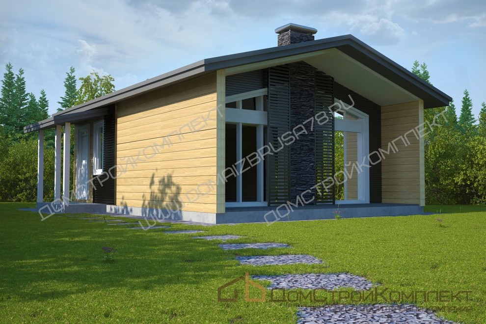 Каркасный дом модерн