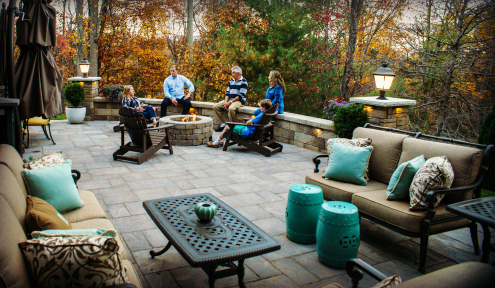 Patios Rustic Patio Other by Roanoke Landscapes Houzz
